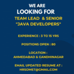 We Are Hiring Java Developer