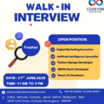 Walk-in Interview Alert for Freshers: