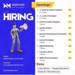 We Are Hiring: Exciting Career Opportunities at WebMob Technologies!