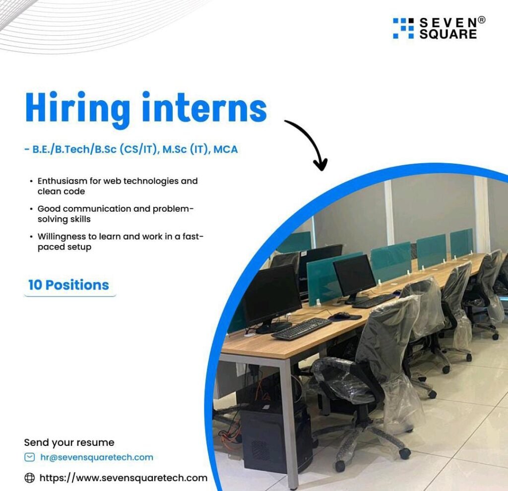 Seven Square Tech Internship 2025