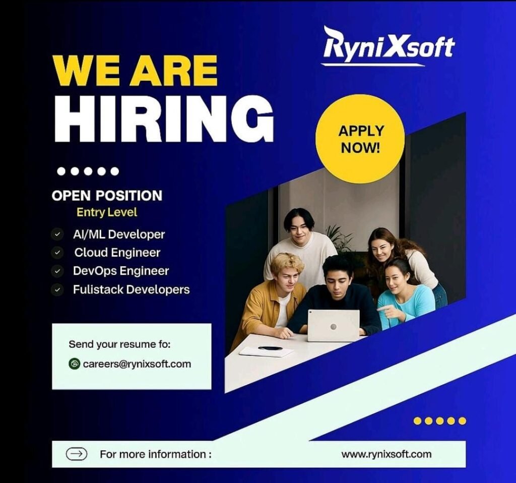 Exciting Job Openings at Rynixsoft 2025