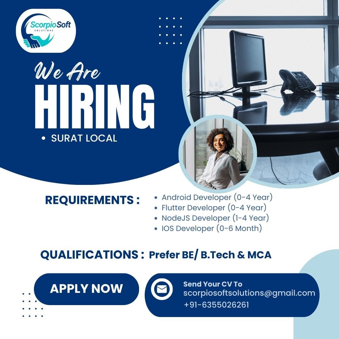 Start Your Career with ScorpioSoft Solutions 2025