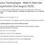Mega Walk-In Drive for Freshers – 2nd August 2025