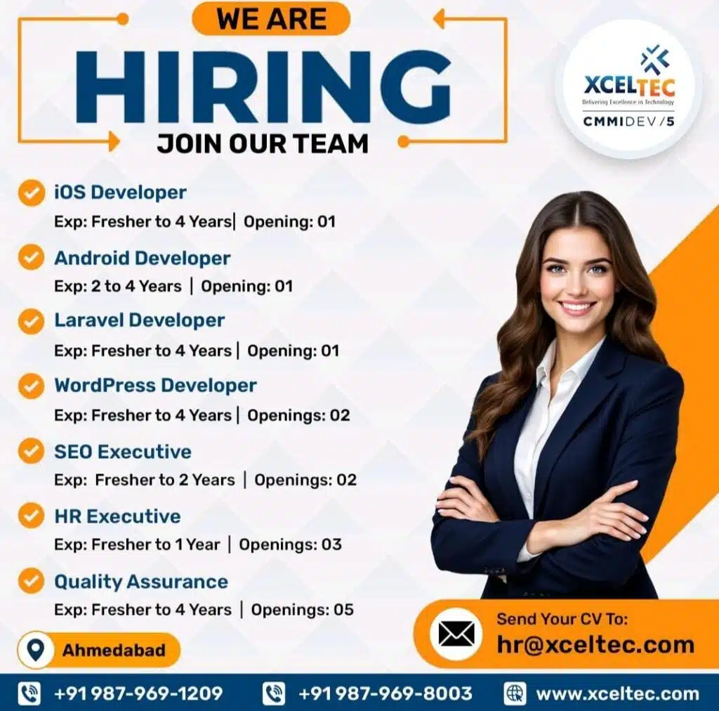 IT Jobs in Ahmedabad 2025